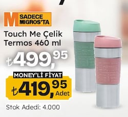 Touch Me Çelik Termos 460 ml 