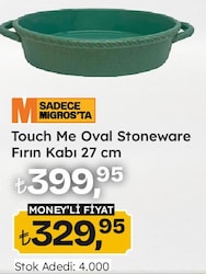 Touch Me Oval Stoneware Fırın Kabı 27 Cm