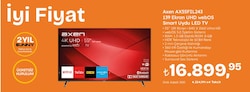 Axen AX55FIL243 4K Ultra HD 55' 140 Ekran Uydu Alıcılı webOS Smart LED TV