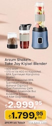 Arzum AR1101 Shake'N Take Joy 600 W Kişisel Blender