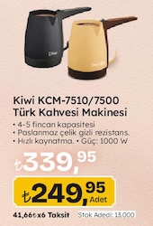 Kiwi KCM-7510 Elektrikli Cezve