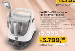 Kiwi KCC-4320 Koltuk ve Halı Yıkama Makinesi