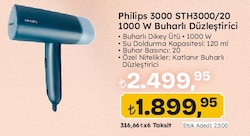 Philips 3000 Serisi STH3000/20 1000W El Tipi Buharlı Düzleştirici