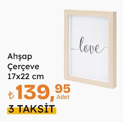 Ahşap Çerçeve 17x22 cm 