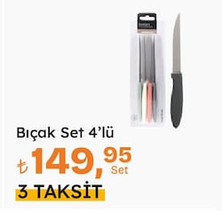 Bıçak Set 4'lü 