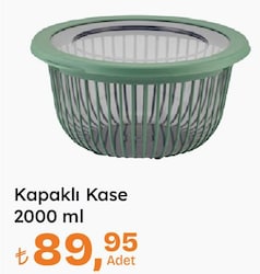 Kapaklı Kase 2000 ml 