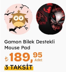 Gamon Bilek Destekli Mouse Pad