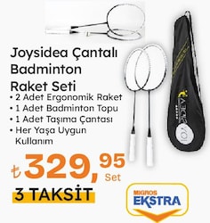 Joysidea Çantalı Radminton Raket Seti 