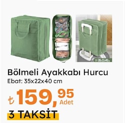 Bölmeli Ayakkabı Hurcu 