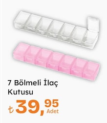 7 Bölmeli İlaç Kutusu