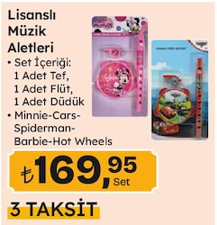 Lisanslı Müzik Aletleri Set