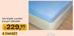 Tek Kişilik Lastikli Çarşaf 