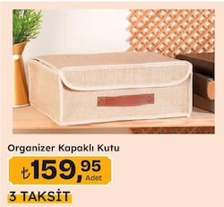 Organizer Kapaklı Kutu