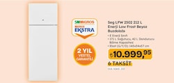 Seg LFW 2502 Çift Kapılı Buzdolabı