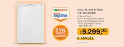 Altus AL 306 B Tezgah Altı Mini Buzdolabı