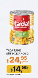 Tada Tam Tadında 400 gr Tane Süt Mısır