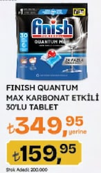 Finish Quantum Max Bulaşık Makinesi Tableti 30'lu