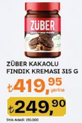 Züber Nutzilla Kakaolu Fındık Kreması 315 gr