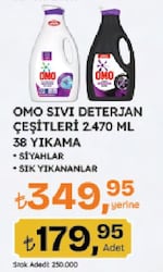 Omo Sıvı Deterjan 38 Yıkama 2.47 lt