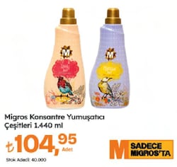 Migros Lovely Touch Konsantre Yumuşatıcı 1.44 lt