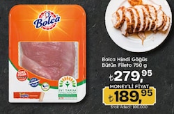 Bolca Bütün Hindi Göğüs Fileto 750 gr