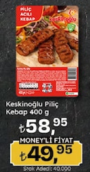 Keskinoğlu Acılı Piliç Kebap 400 gr