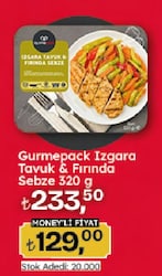 Gurmepack Izgara Tavuk Fırında Sebze 320 gr