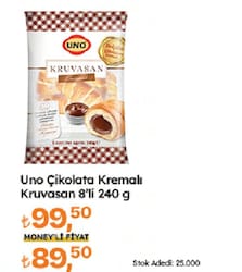 Uno Çikolata Kremalı Kruvasan 240 gr