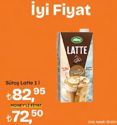 Sütaş Latte 1 lt