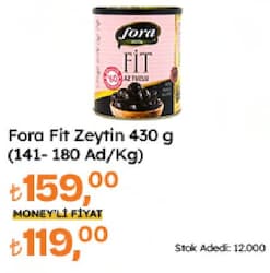 Fora Light (141-180) 430 gr Siyah Zeytin