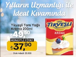 Tikveşli 200 ml Krema