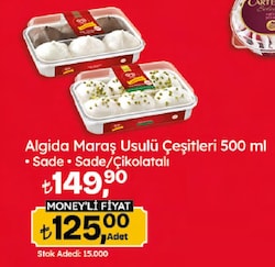 Algida 500 ml Sade Maraş Usulü Dondurma