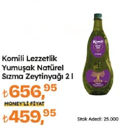 Komili Ege Lezzetlik Yumuşak Natürel Sızma Zeytinyağı 2 lt