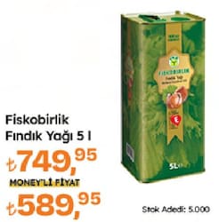 Fiskobirlik Fındık Yağı 5 lt