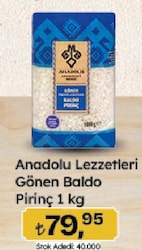 Anadolu Lezzetleri Gönen Baldo Pirinç 1 kg