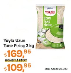 Yayla Uzun Tane Pirinç 2 kg