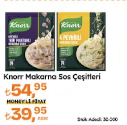 Knorr Makarna Sos Çeşitleri/Adet