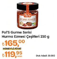 Pol's Gurme Serisi Hurma Ezmesi Çeşitleri 210 g