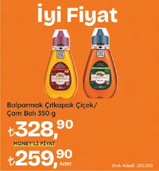 Balparmak Çıt Kapak Yayla Süzme Çiçek Balı 350 gr