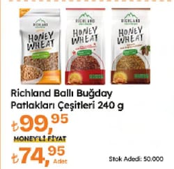 Richland Ballı Buğday Patlakları 240 gr