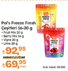 Pol's Freeze Fresh Berry Mix 16 Gr