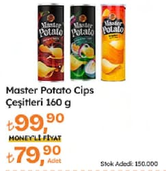 Master Potato Cips 160 gr