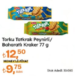 Torku Tatkrak Baharatlı Kraker 77 Gr