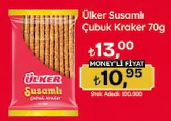 Ülker Susamlı 70 gr Çubuk Kraker