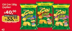 Ülker Çizi Çıtır Tulum Peyniri ve Köz Biber Aromalı Süper Boy Kraker 120 gr