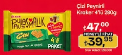 Ülker Çizi Peynirli 280 gr Kraker