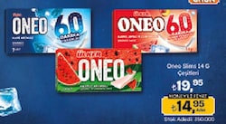 Oneo Slims Çilek 14 gr Sakız