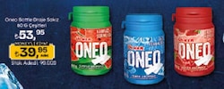 Oneo 60 gr Çilek Bottle Sakız