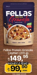 Fellas 270 gr Kırmızı Meyveler ve Protein Bar Parçacıklı Granola