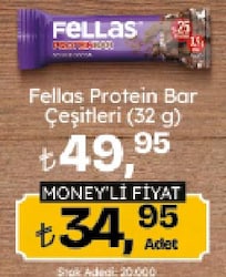 Fellas Optimum Duble Kakao 32 gr Protein Bar